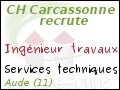 Recrute : Ing�nieur travaux - Services techniques