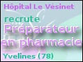 Recrute : Pr�parateur en pharmacie � mi-temps