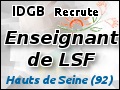 Recrute : Enseignant de LSF