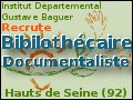 Recrute : Biblioth�caire - Documentaliste