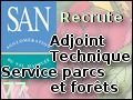 Recrute : Adjoint technique : service parcs et for�ts