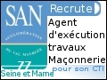 Recrute : Agent d'ex�cution travaux : ma�onnerie