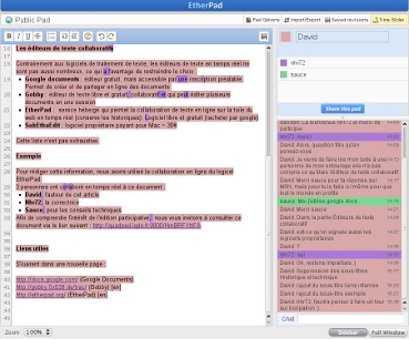 Logiciel de rédaction collaborative Logiciel de rédaction collaborative