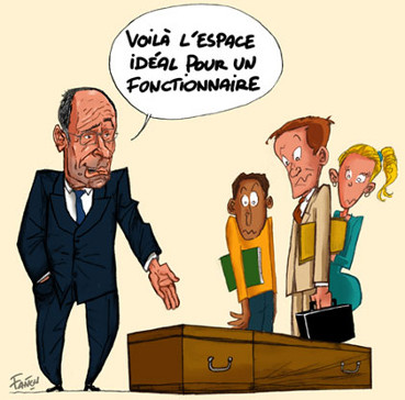 Déficits : les fonctionnaires priés de se tasser Déficits : les fonctionnaires priés de se tasser