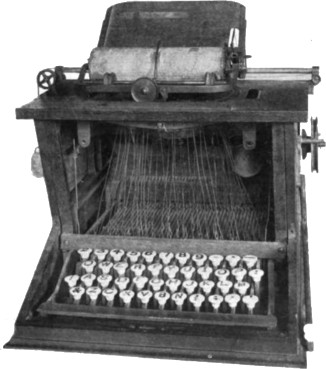 Machine à écrire de Sholes