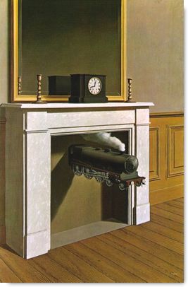 Ren Magritte - Temps travers 1939