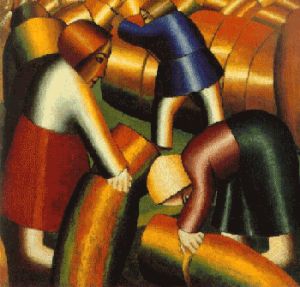 La moisson - Kasimir Malevitch (1911-1912) La moisson - Kasimir Malevitch (1911-1912)