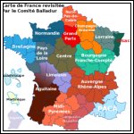 Carte de France revisite par le Comit Balladur