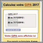 La GIPA reconduite pour l'anne 2017