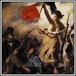 La Libert guidant le peuple par Eugne Delacroix
