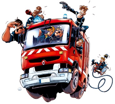 Les pompiers par Stdo