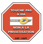 Ptition contre la privatisation de La Poste
