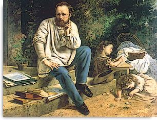 Gustave Courbet : Proudhon et ses enfants