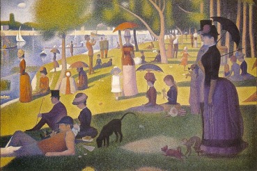 Une après midi à la grande Jatte de Georges Seurat 1886