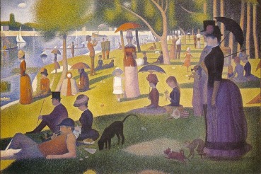 Une aprs midi  la grande Jatte de Georges Seurat 1886