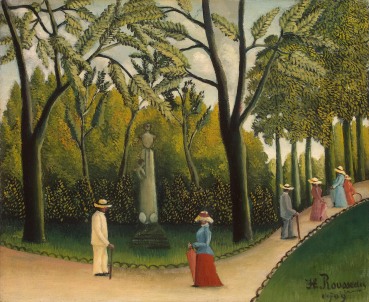 Le jardin du Luxembourg - Monument de Chopin par Henri Rousseau (1909) Le jardin du Luxembourg - Monument de Chopin par Henri Rousseau (1909)