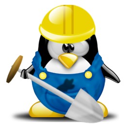 Tux chantier Par kami23