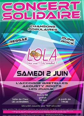 Concert solidaire du 2 juin 2018