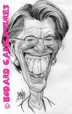 Caricature Michèle Alliot-Marie par Bodard Caricature Michèle Alliot-Marie par Bodard