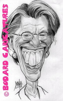 Caricature Michle Alliot-Marie par Bodard