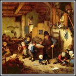 Adriaen van Ostade, Le Maître d'école (1662) Adriaen van Ostade, Le Maître d'école (1662)