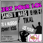 Concert pour Lola avec Johnny Ross, La bote  musique, Les Puduk, Tikal