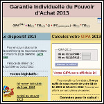 Calculez votre GIPA 2013