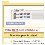 Simulateur de calcul : calculette GIPA 2020 Simulateur de calcul : calculette GIPA 2020