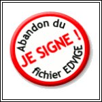 Abandon du fichier Edvige Abandon du fichier Edvige