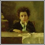 Pauvre écolier - Antonio Mancini (1852-1930) Pauvre écolier - Antonio Mancini (1852-1930)