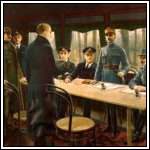 Signature de l'armistice le 11 novembre 1918