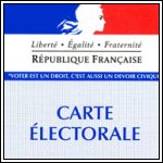 La carte électorale La carte électorale