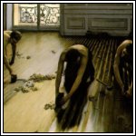Les raboteurs de parquet par Gustave Caillebotte (1875)
