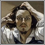 Le désespéré par Gustave Courbet
