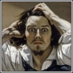 Le dsespr par Gustave Courbet