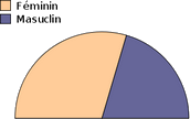 Répartition des agents par sexe Répartition des agents par sexe