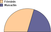 Rpartition des agents par sexe
